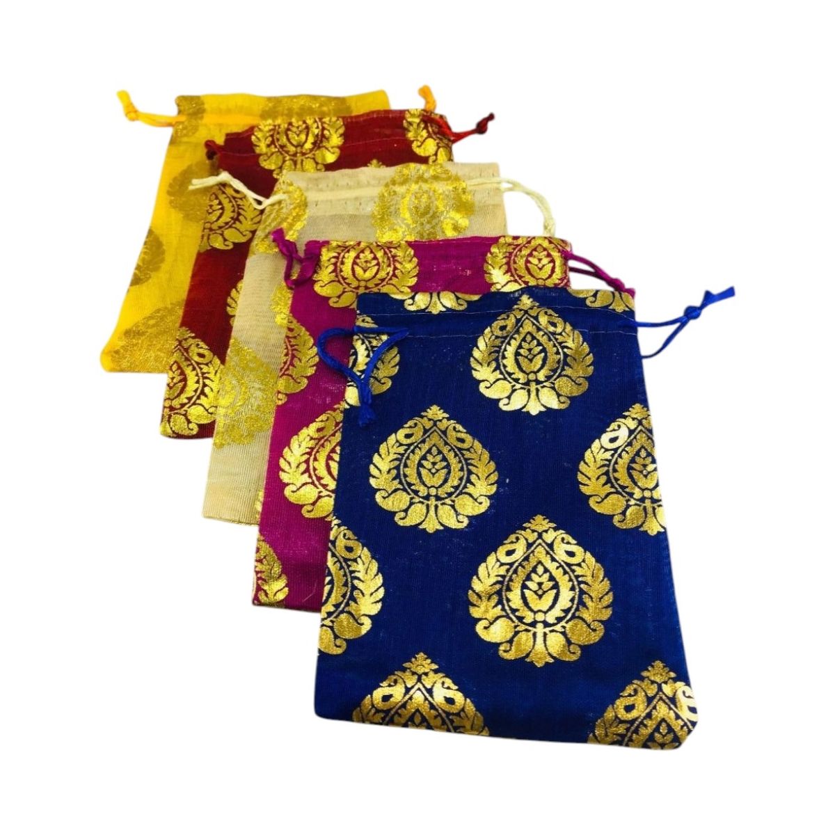 Gullak 5 x 7 Paisley Potli 1 pc Combo