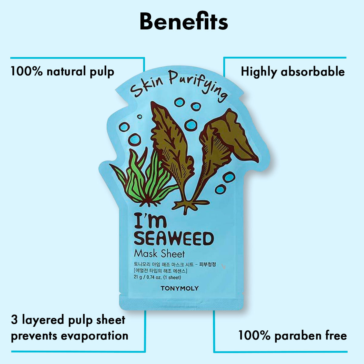 Tonymoly I'm Seaweeds Sheet Mask
