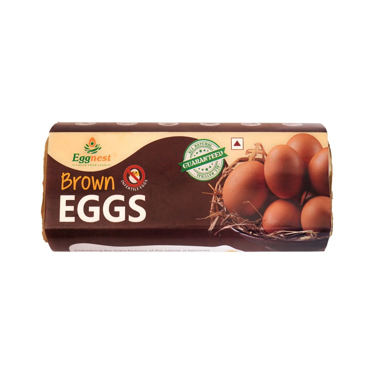 Eggnest 10 Eggs Tray - Brown
