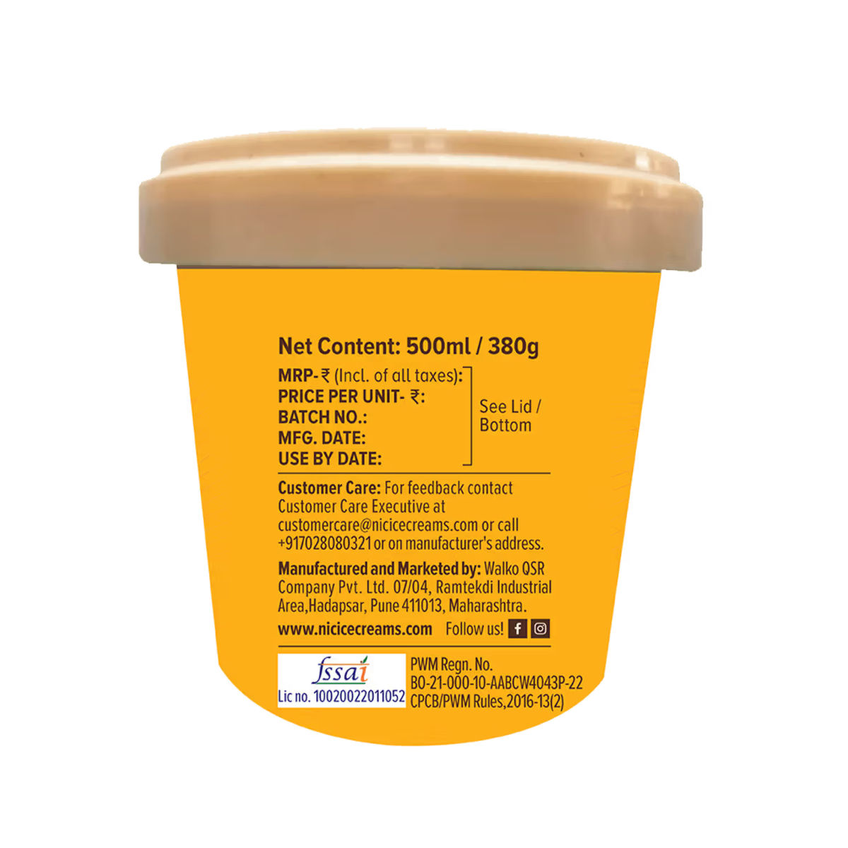 NIC Alphonso Mango Ice Cream 500 ml Combo