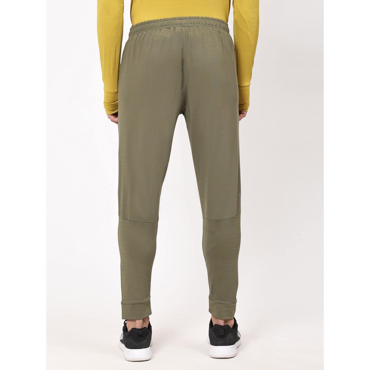 Dida Men's Track Pant Regular Comfortable Stretchable Dry-Fit | Olive - M