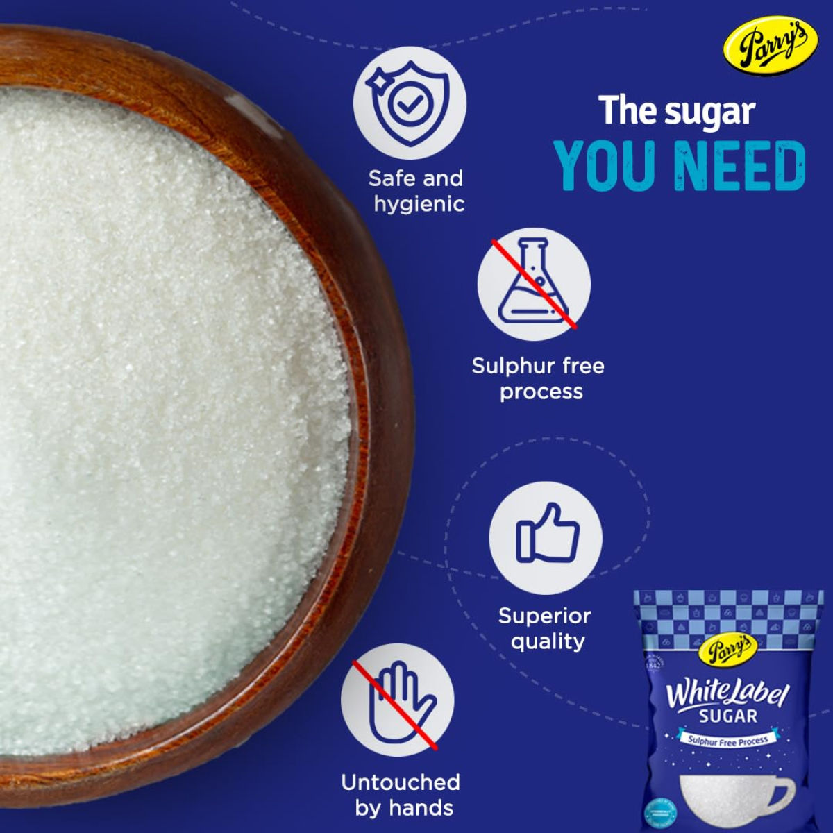 Parrys White Label Sugar