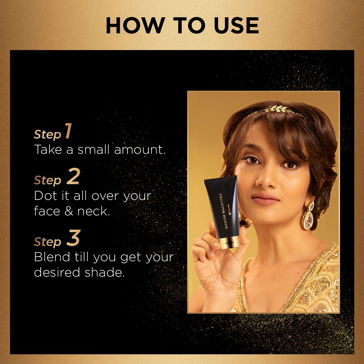 Manish Malhotra BB Skin Tint for Makeup | SPF 50 PA+++ | Adapts to you Skin Tone | Sunkissed Beige