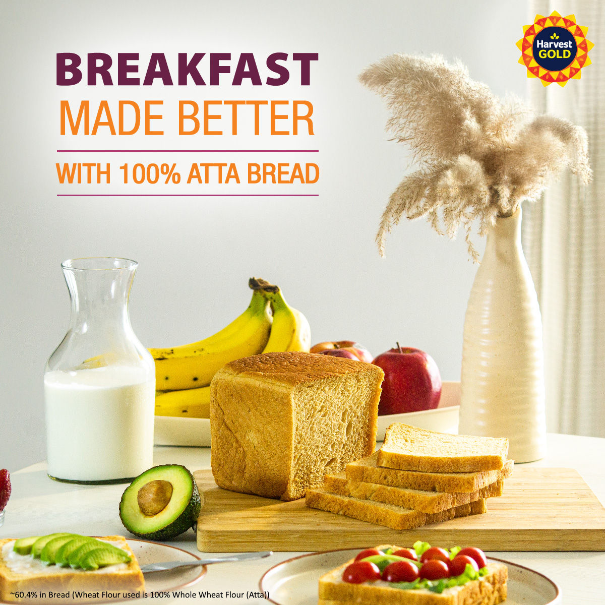 Harvest Gold - 100% Atta Bread (Zero Maida)