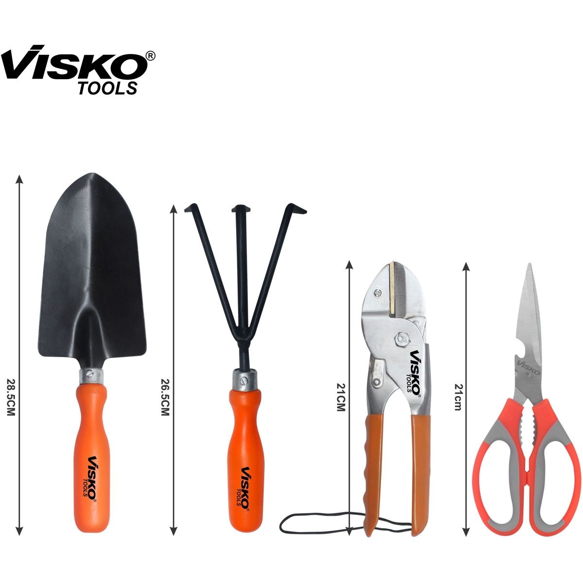 Visko 657 Garden Tools Set With 4 Pieces Garden Tool Kit