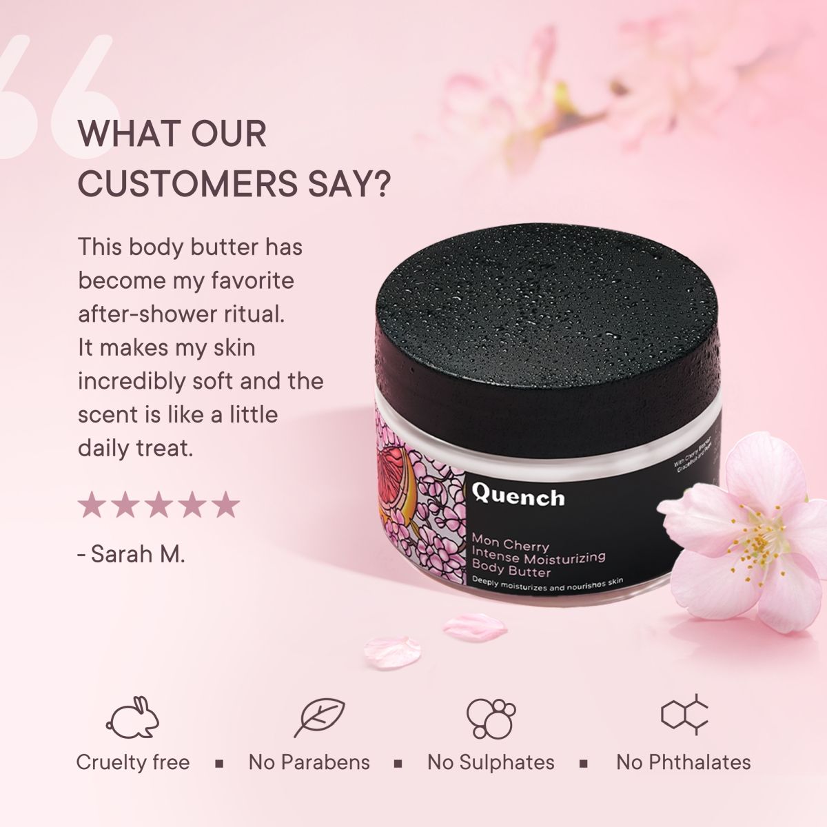 Quench Mon Cherry Intense Moisturizing Body Butter