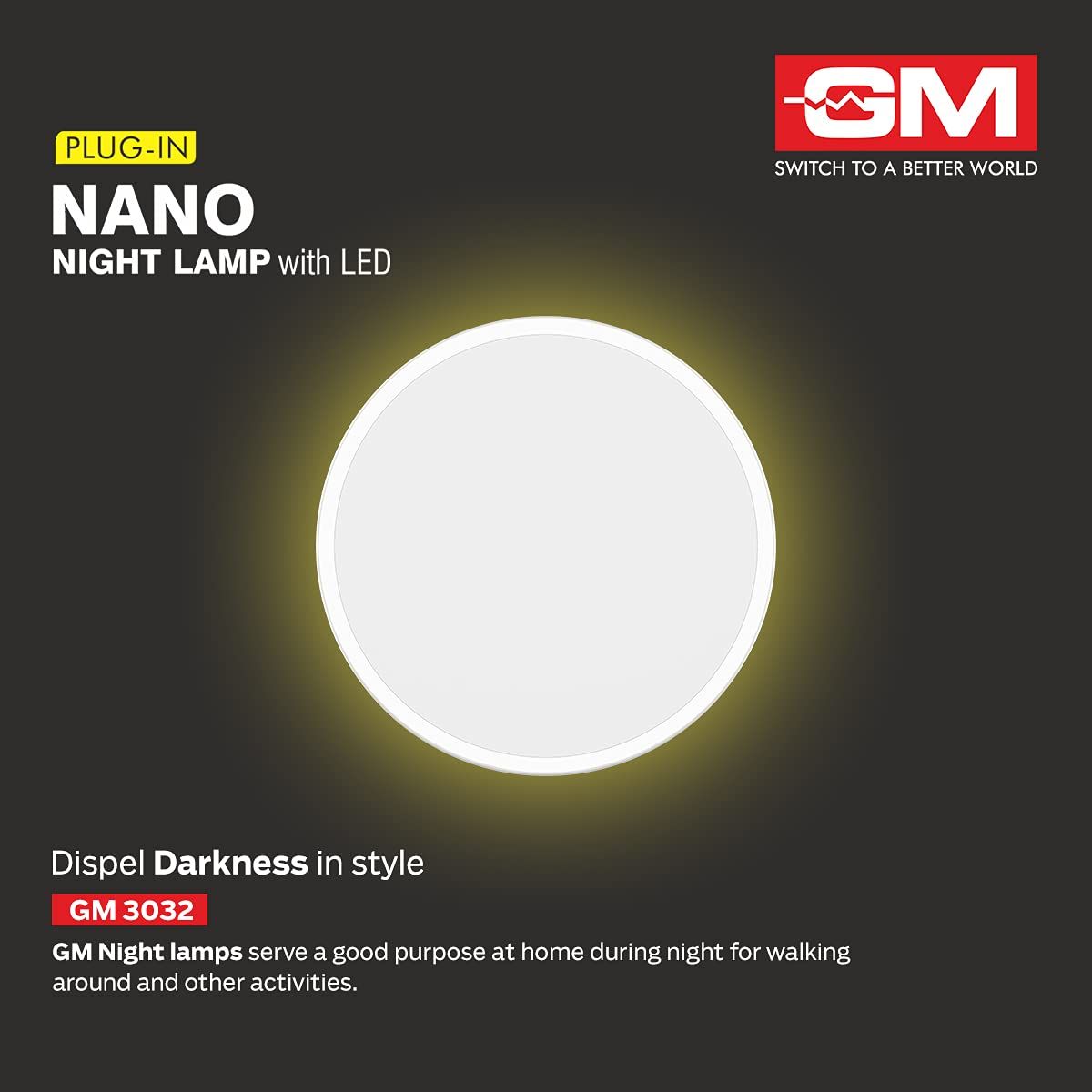 GM 3032 Nano Night Lamp With Led