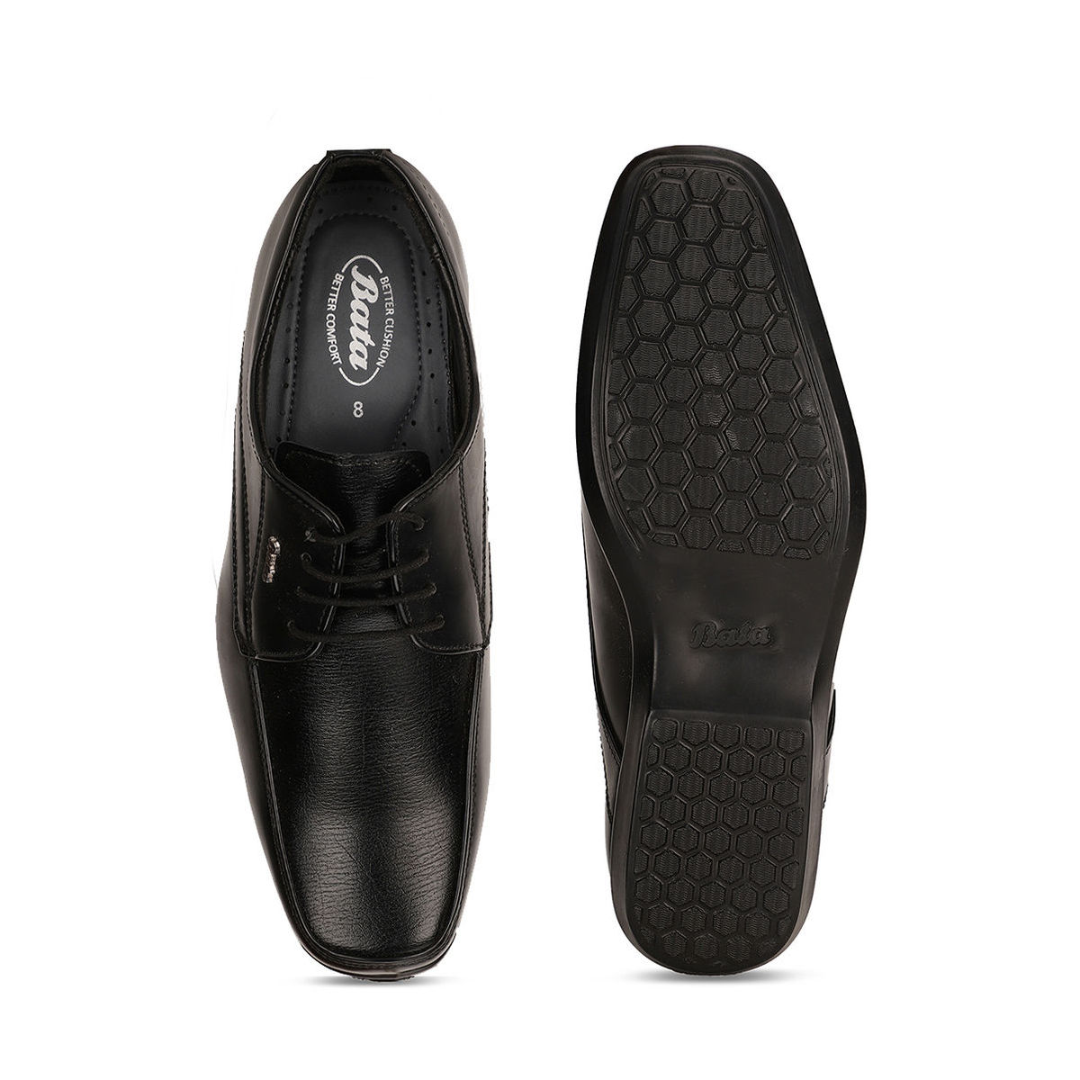 Bata Black Formal Shoes For Men - 9