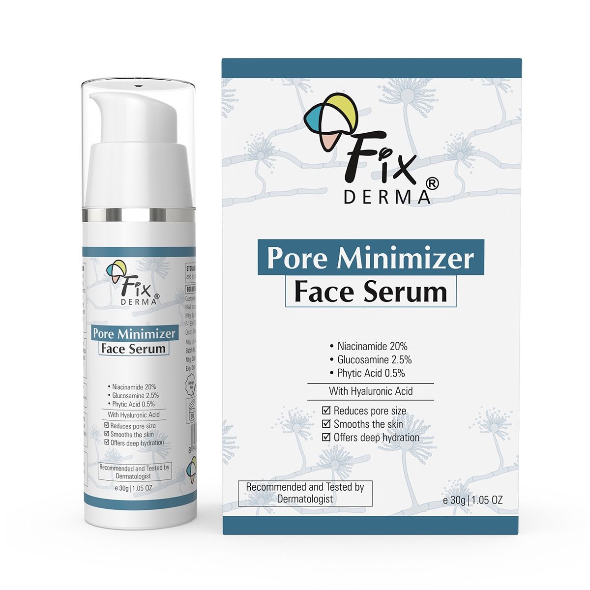 Fixderma 20% Niacinamide Serum For Face For Pore Minimizer Men & Women