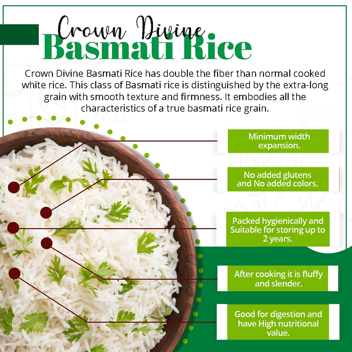 Crown Divine Basmati Rice (XL)