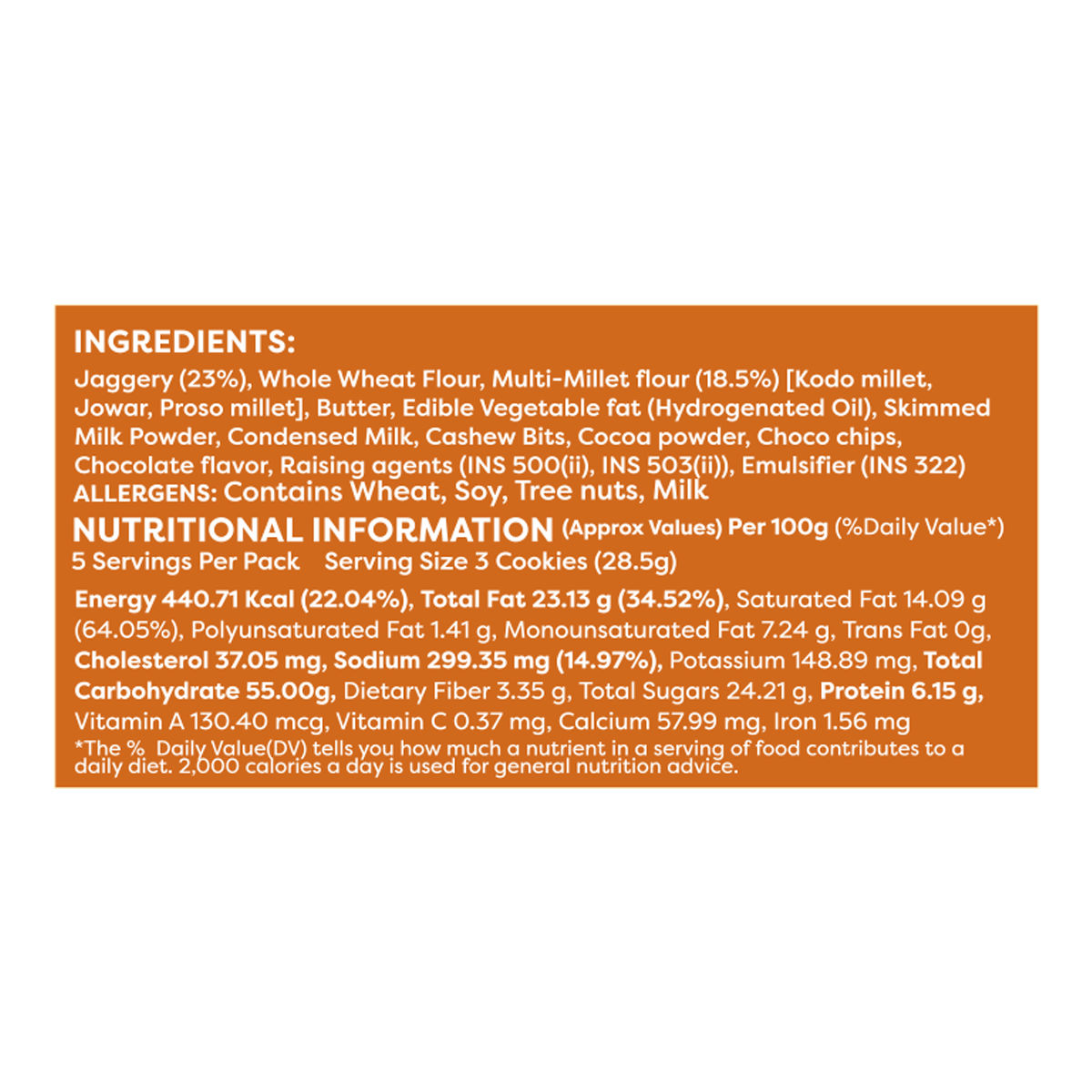 Raajali Multimillet Power Protein Cookies