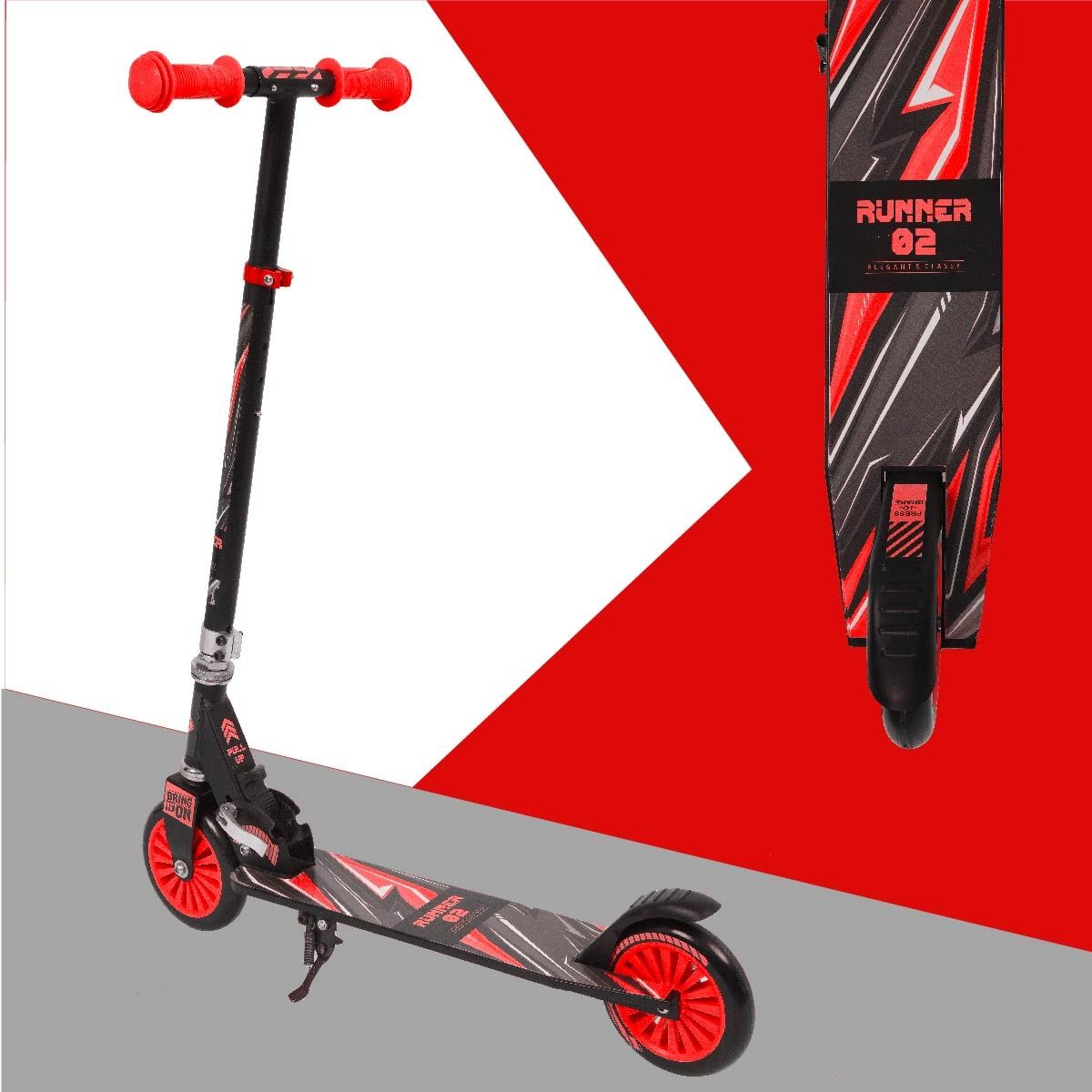 Little Lions Runner 2 Red Scooter