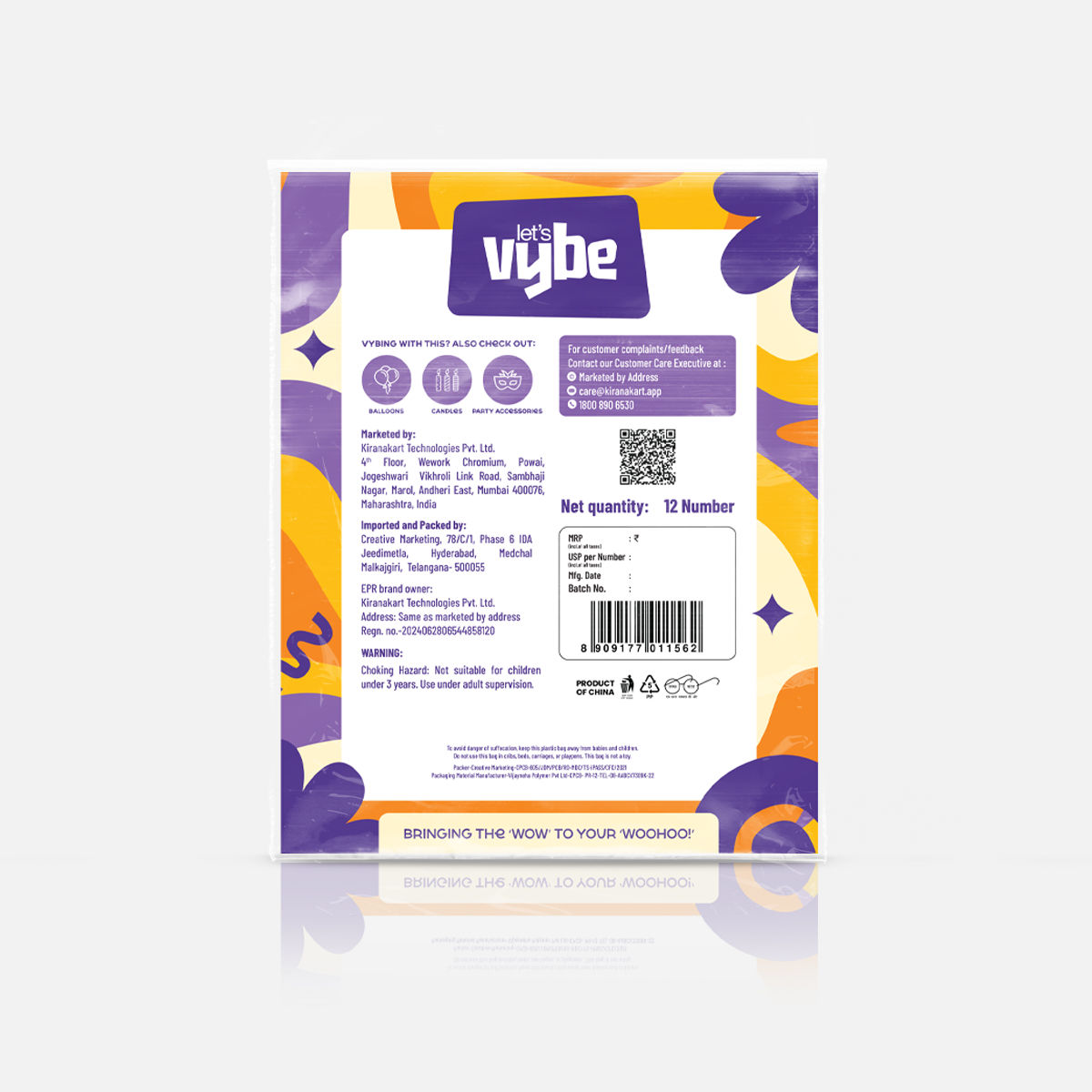 Let's Vybe Butterfly Decoration Kit