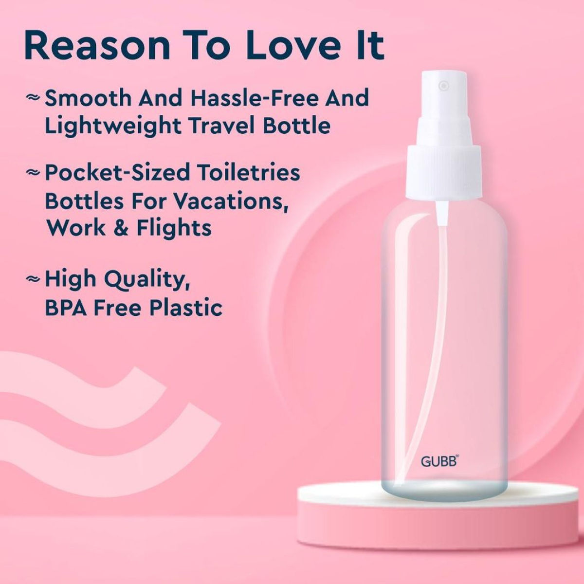 GUBB Travel Atomiser / Spray Bottle