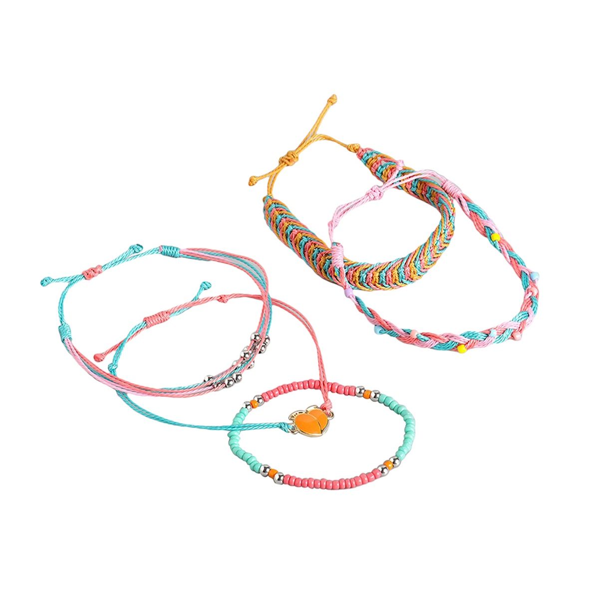 Carlton London Set of 5 Stacking Bracelet | FJB3388