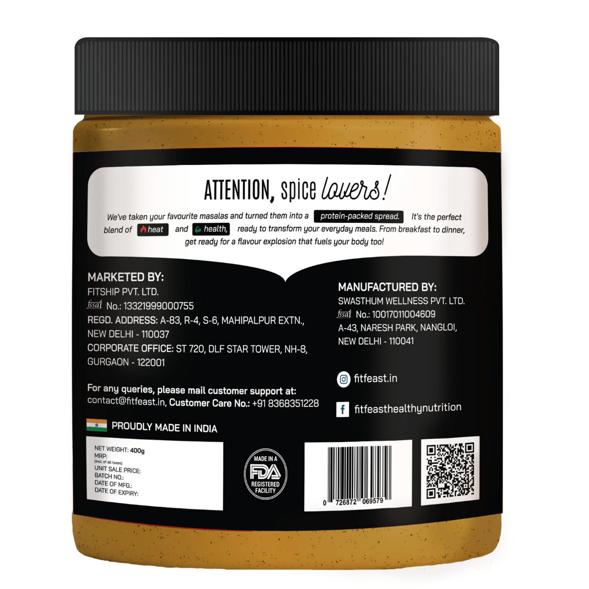 Spicy Spread Peanut Butter