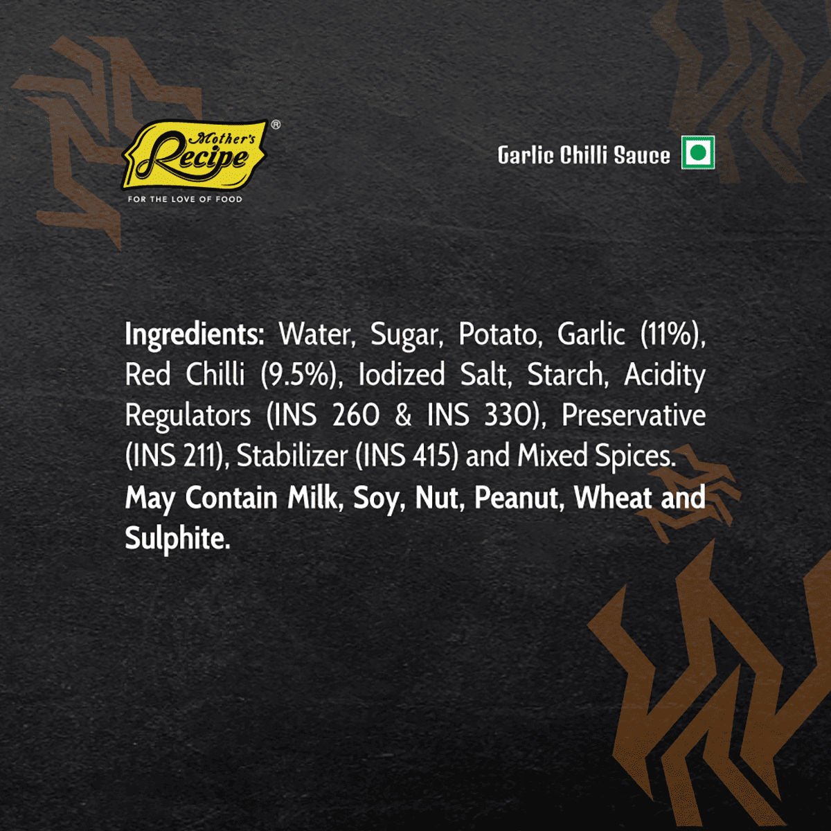 Mothers Recipe Garlic Chilli Sauce