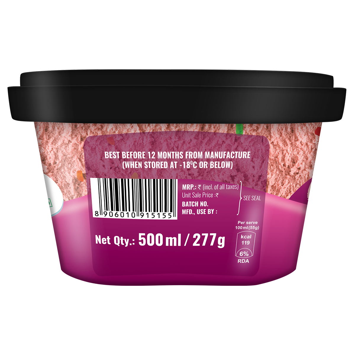 Dairy Day Tutti Frutti Ice Cream Tub