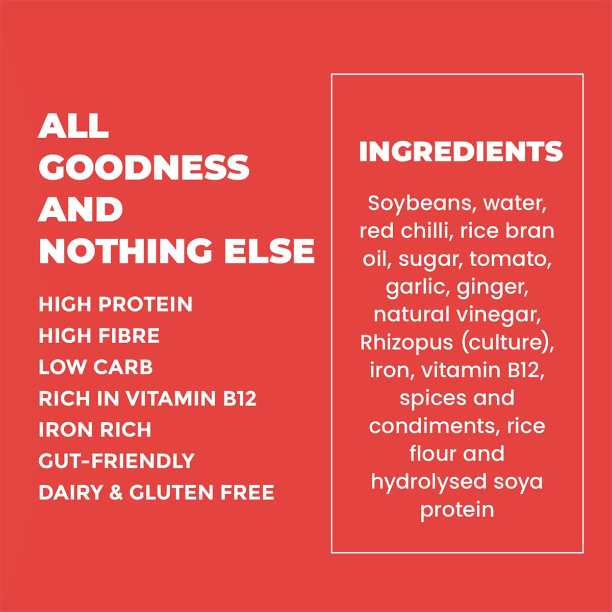 Hello Tempayy 36g Protein Tempeh Cubes | Szechuan - Low Fat & High Fibre
