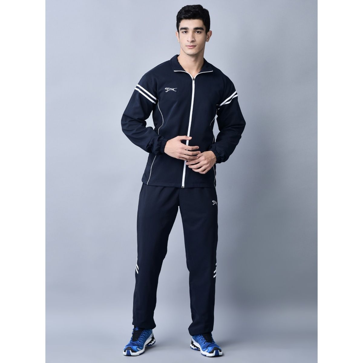 Shiv Naresh Unisex Tracksuit | E-SNTSW448B | Navy - S