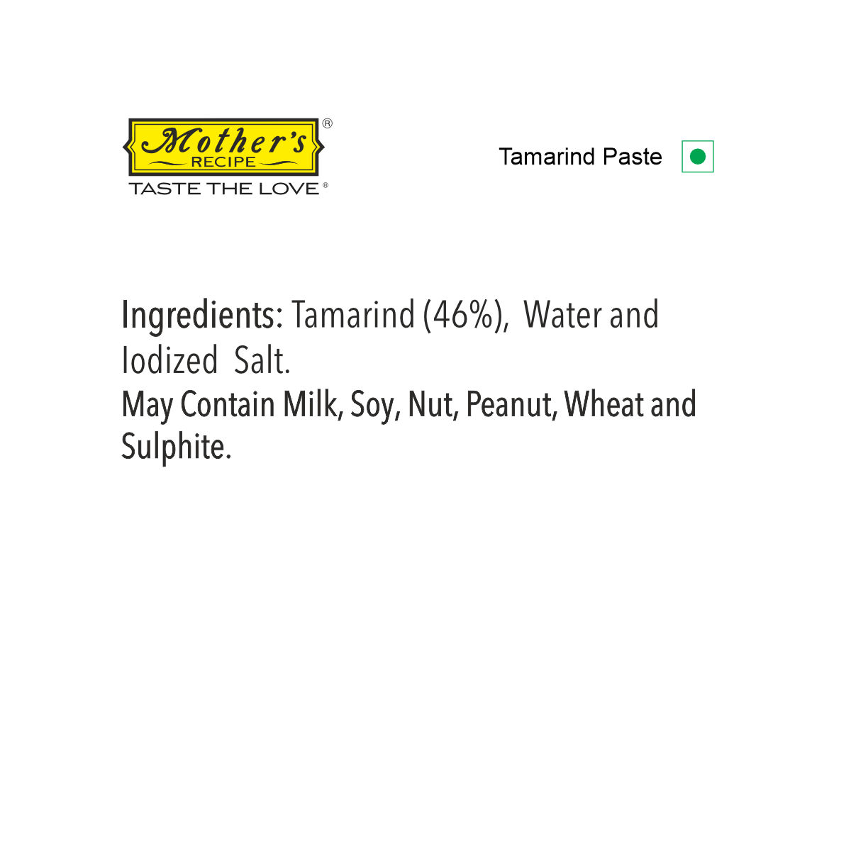 Mother's Recipe Tamarind Paste 200 g Combo