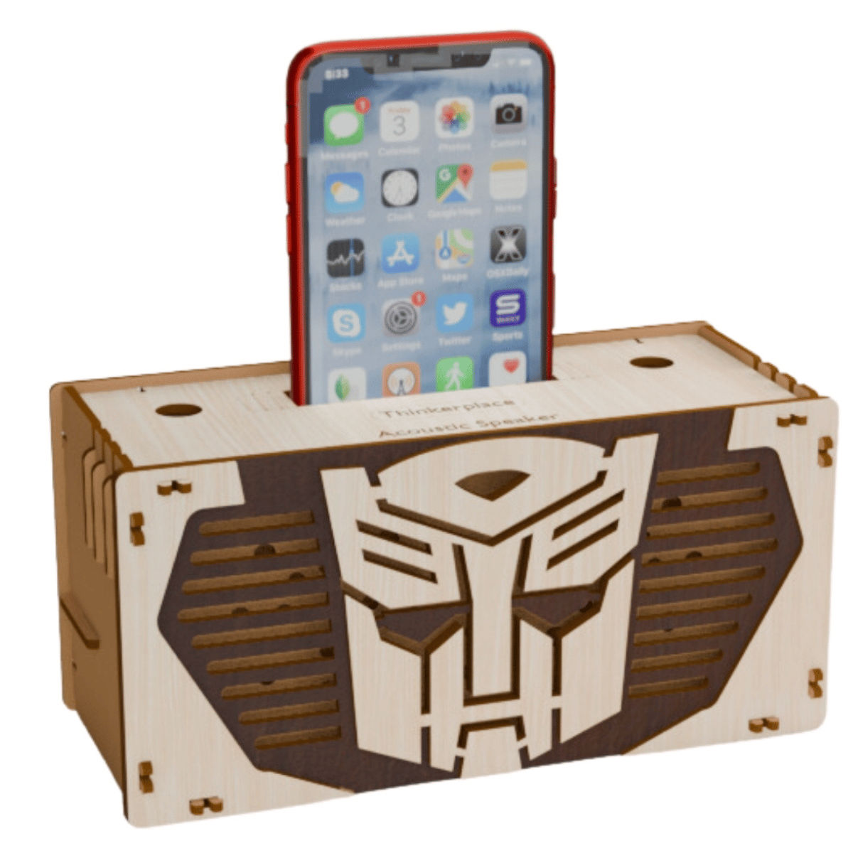 ThinkerPlace Transformer Acoustic Speaker Kit | Build & Learn Sound with Speaker (Age 6+)