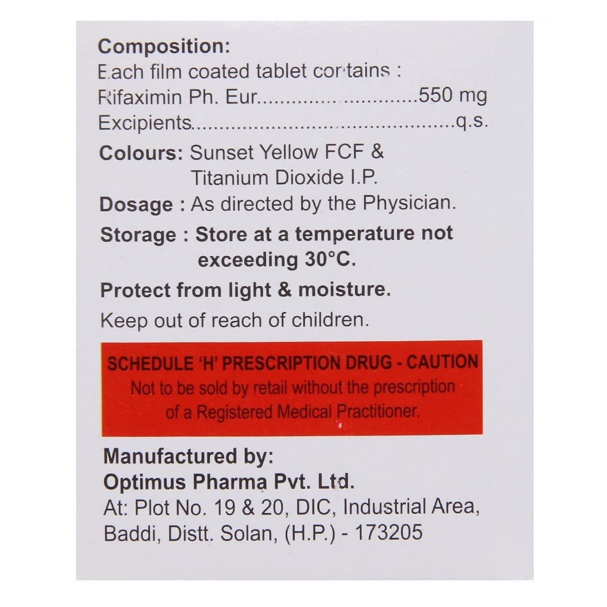 Rifaxigress-550 Tablets