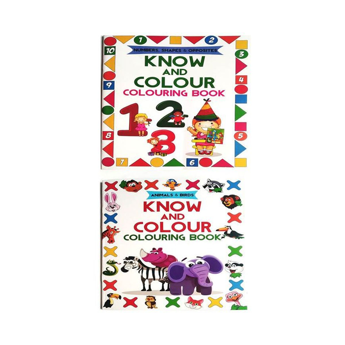 Sterling Know & Colour Colouring Books (Pack of 4)