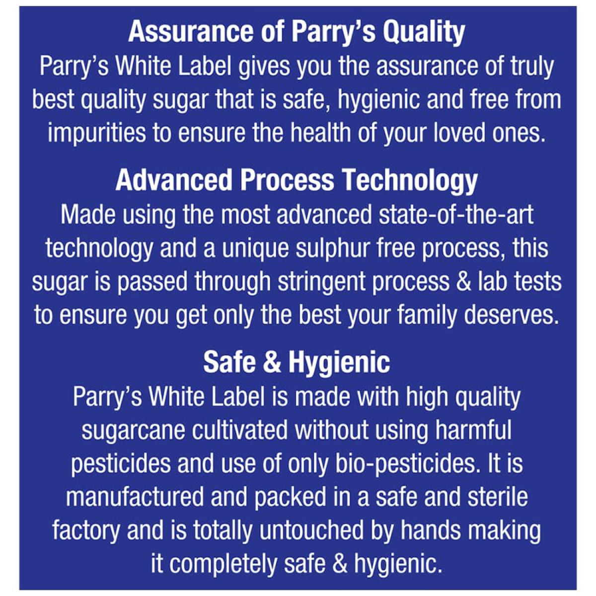 Parrys White Label Sugar