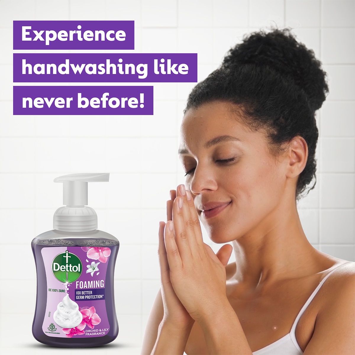 Dettol Orchid and Lily Fragrance Foaming Handwash