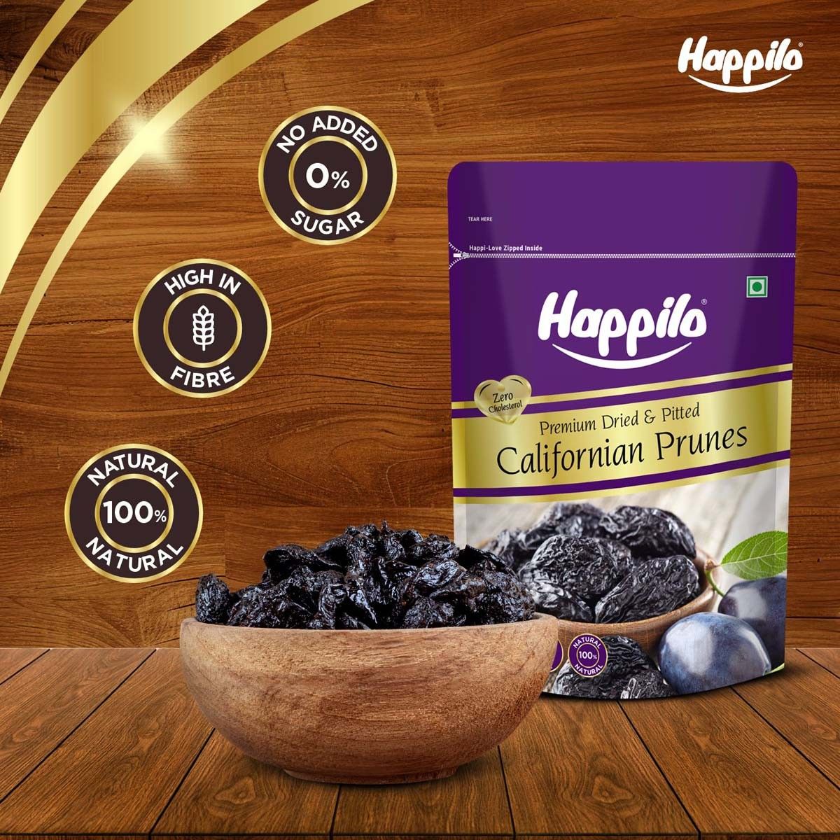 Happilo Premium Californian Pitted Prunes