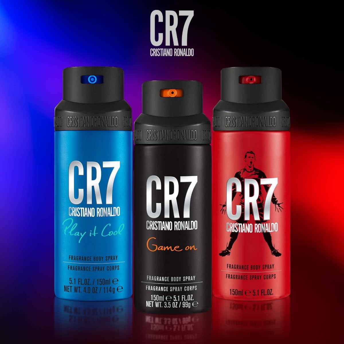 Cristiano Ronaldo Cr7 Game On Fragrance Body Spray | Woody Fruity