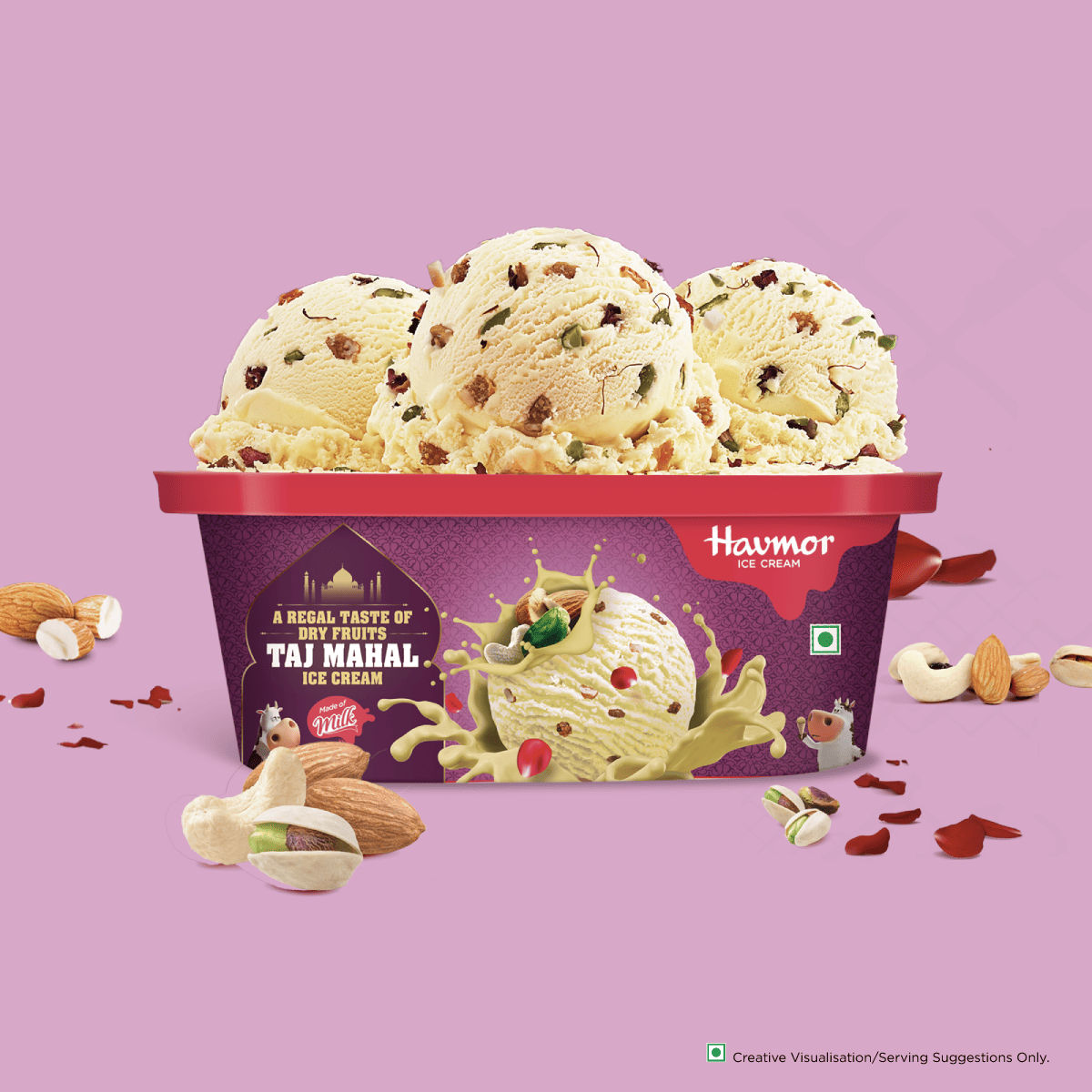 Havmor Taj Mahal Ice Cream Tub 750 ml Combo
