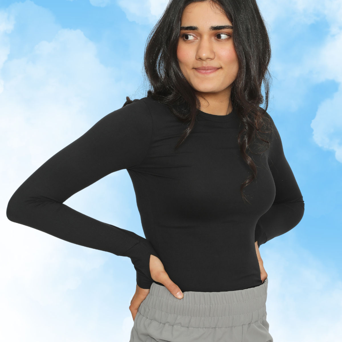 Terractive Women's Cuddle Tee | TA10016BS | Black - S