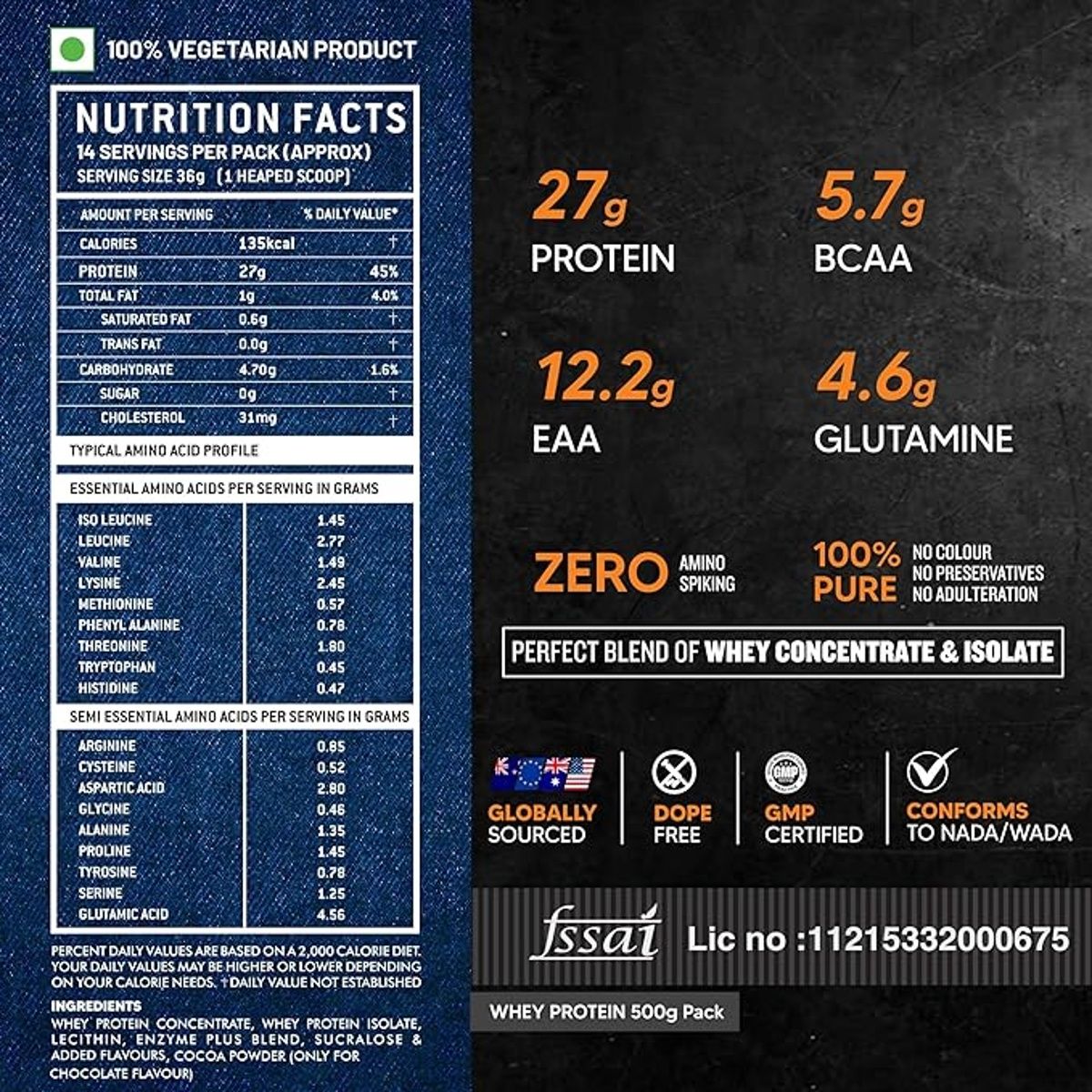 As-It-Is Atom Whey Protein With Digestive Enzymes - Double Rich Chocolate