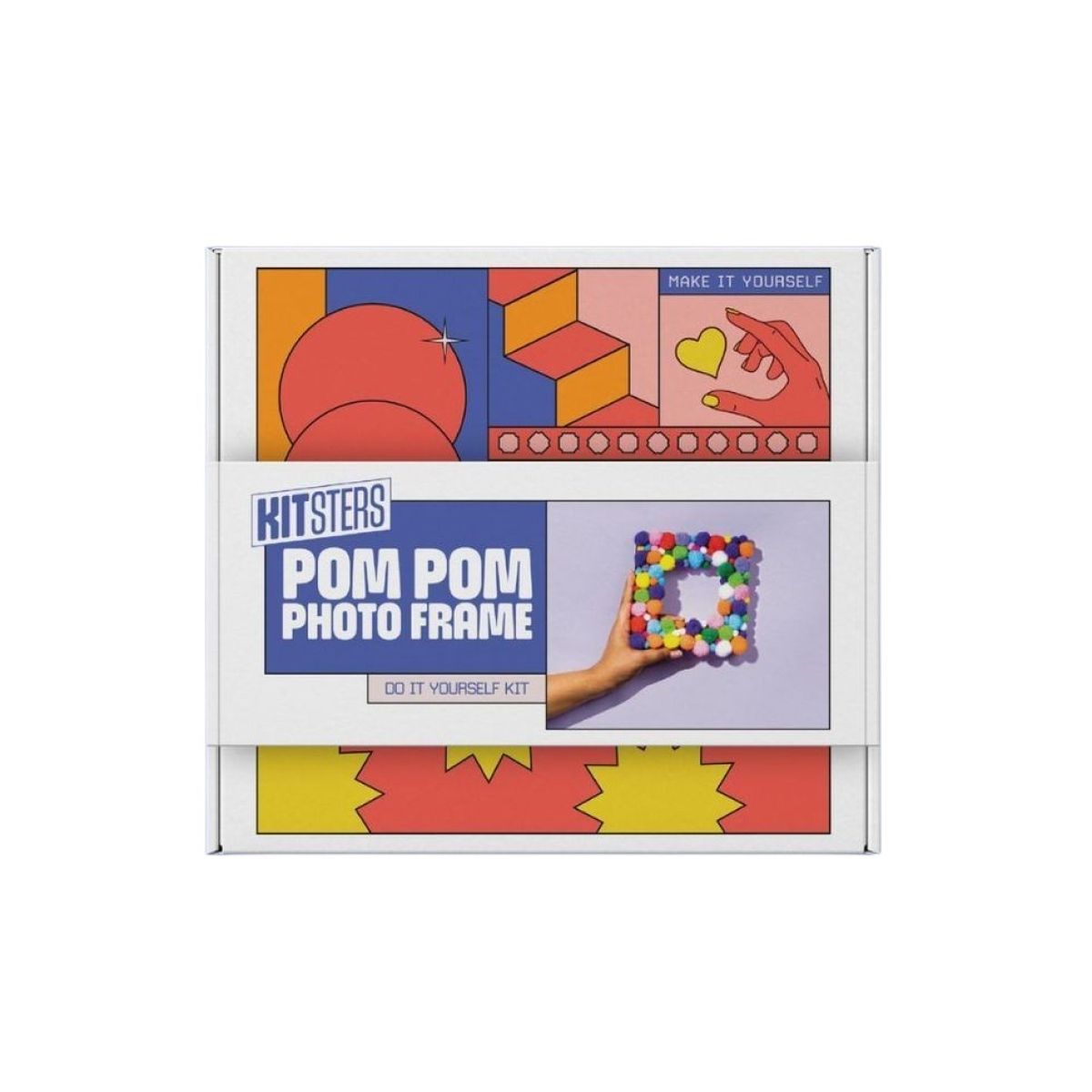 Kitsters Diy Pom Pom Photo Frame Kit