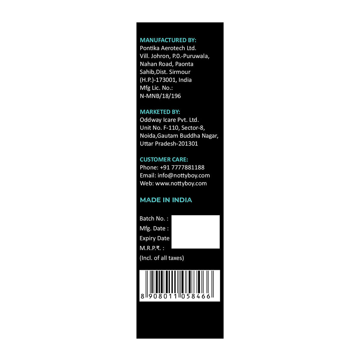 NottyBoy Delay Gel for Men