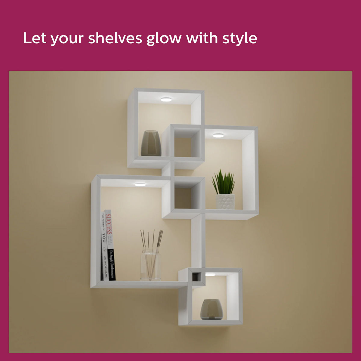 Philips Rimless Full Glow 5-Watt Round Led Surface Downlighter| Warm White