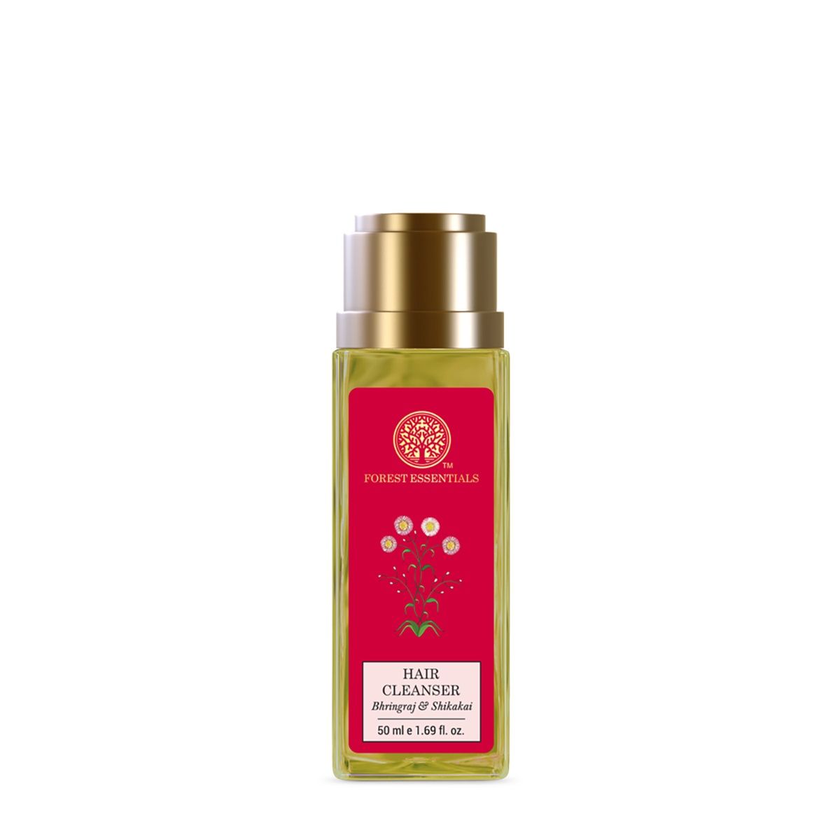 Forest Essentials Hair Cleanser Bhringraj & Shikakai | Travel Size Strengthening Shampoo