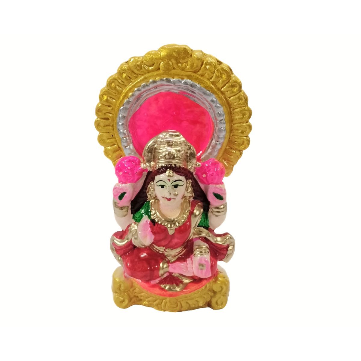 Colour Laxmi Ganesh Set 5 Inch Design 2