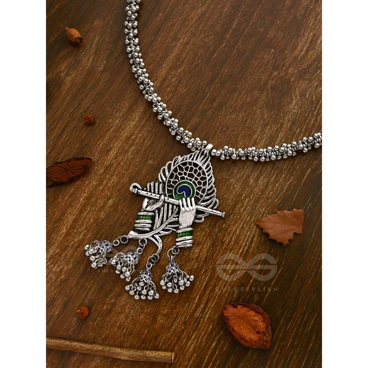 Everstylish The Charismatic Krishna - Statement Ethnic Enamelled Neckpiece