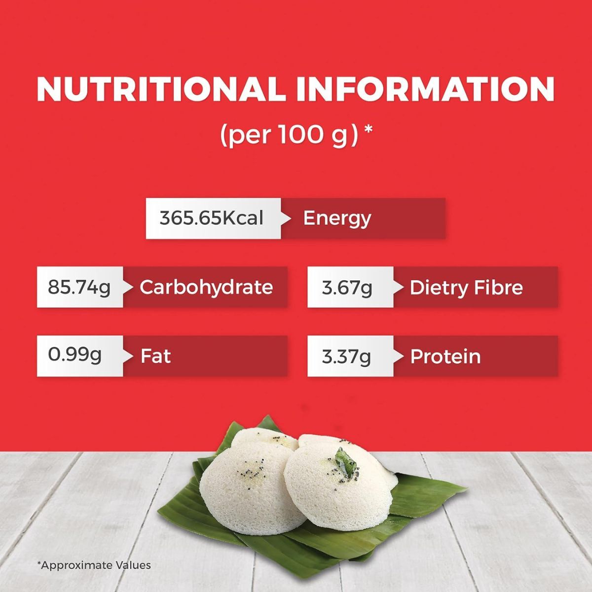 Vijay Idli Rava 1 kg Combo