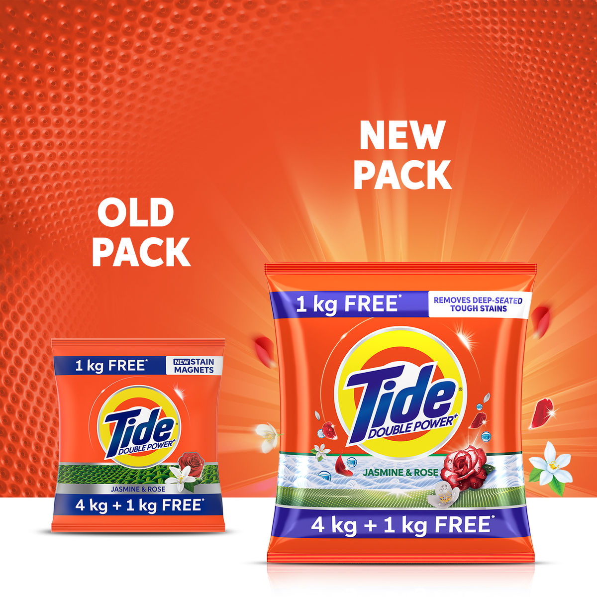 Tide Plus Detergent Washing Powder | Jasmine & Rose 5 kg Combo