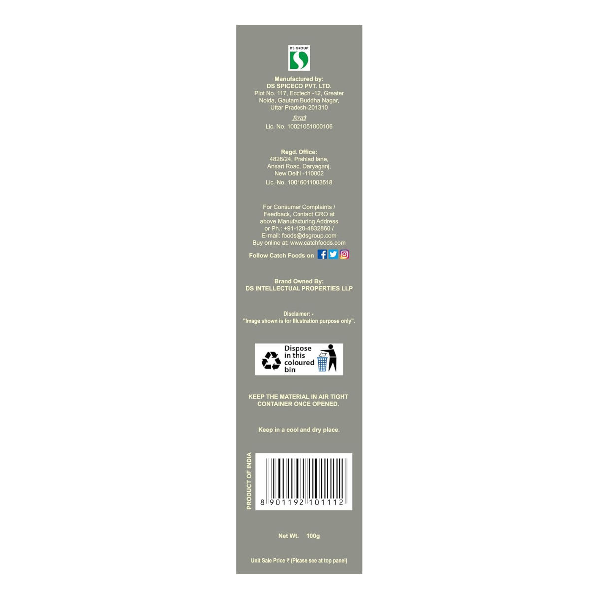 Catch Black Pepper Powder