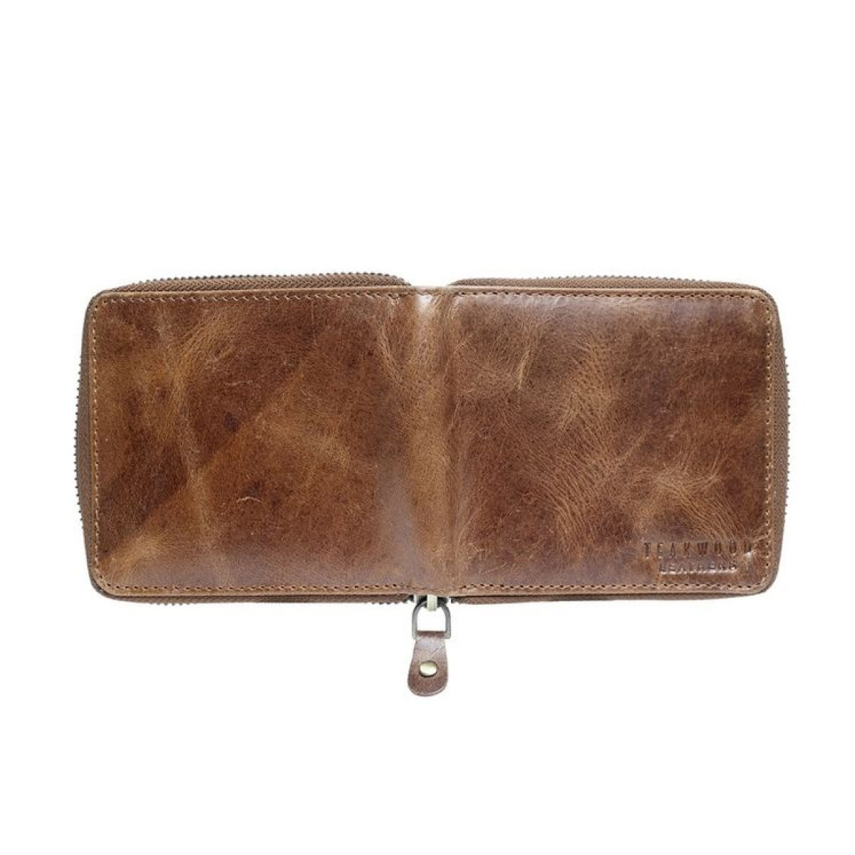 Teakwood Men's Genuine Leather Bi-fold Wallet | Brown