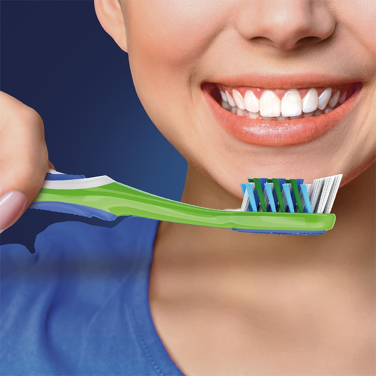 Oral-B Criss Cross of 4 Soft Toothbrushes 4 pc Combo