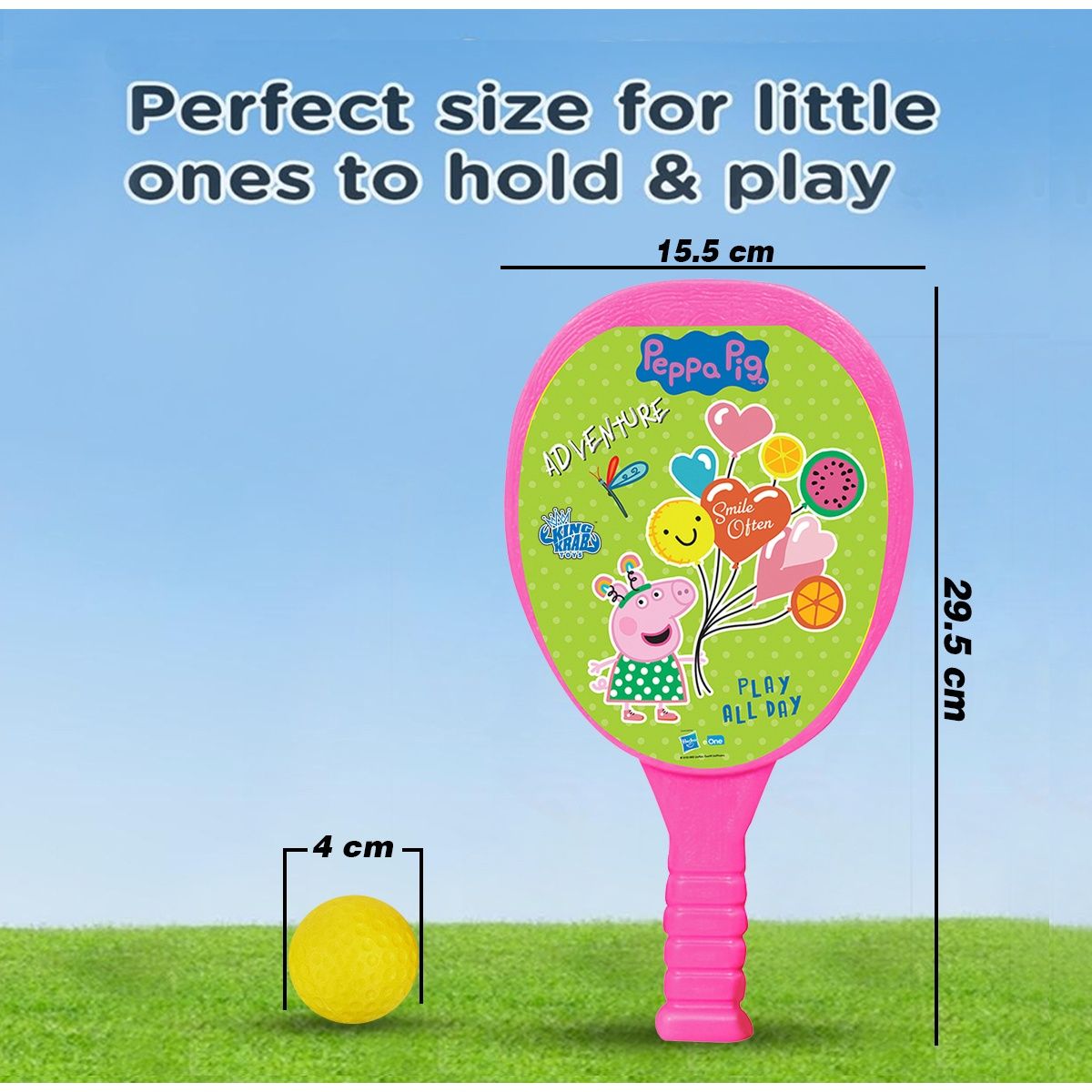 Itoys My First Plastic Racket Set- Peppa Pig (Colour May Vary)