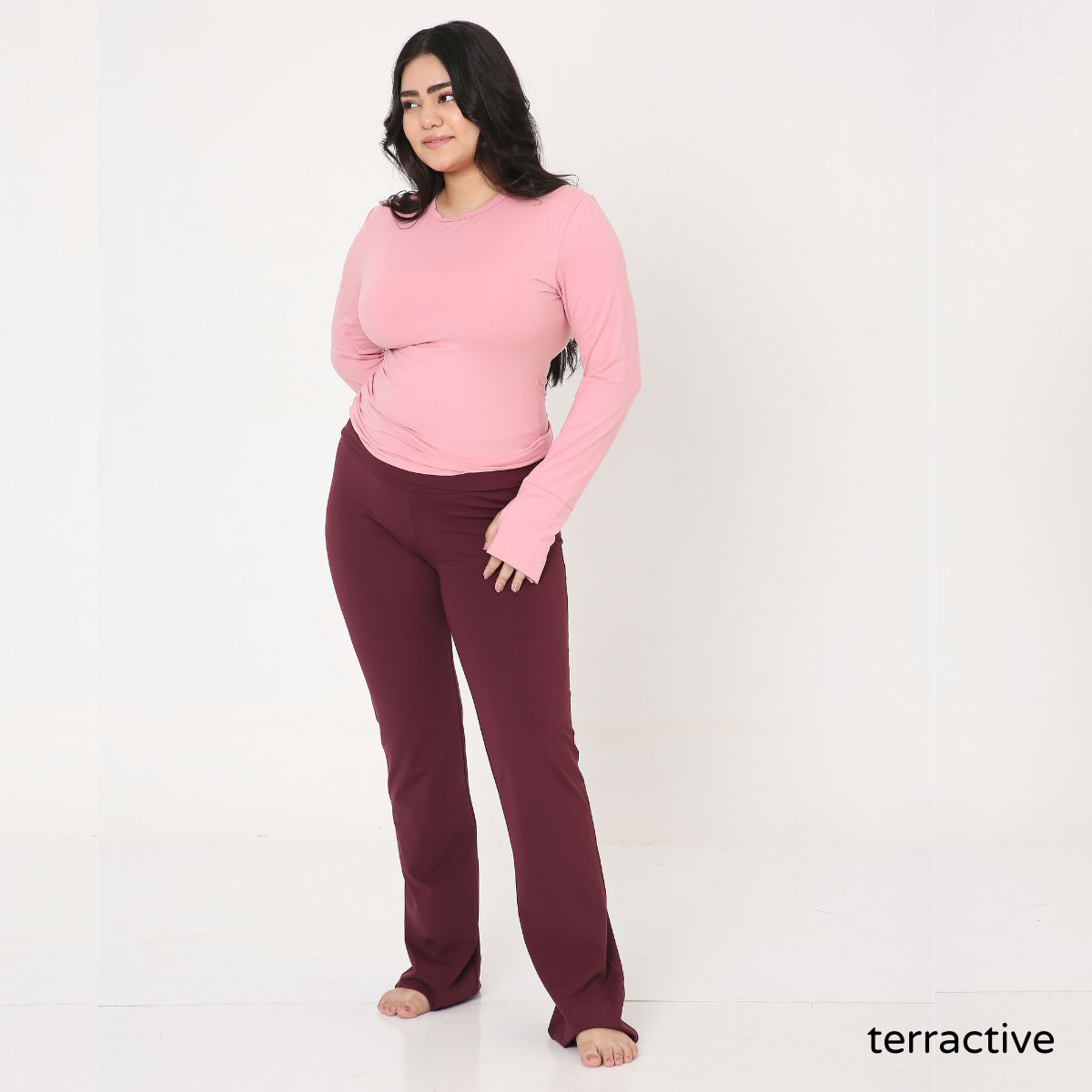 Terractive Women's Cuddle Tee | TA10016BPM | Pink - M