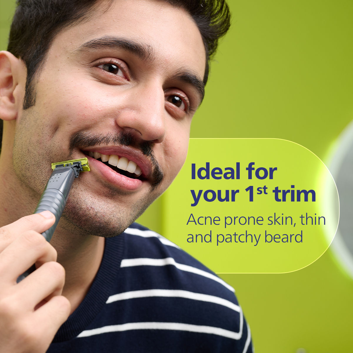 Philips OneBlade Face & Body Trimmer & Styler|No Nicks & Cuts, Dual Protection Technology|QP1624/10