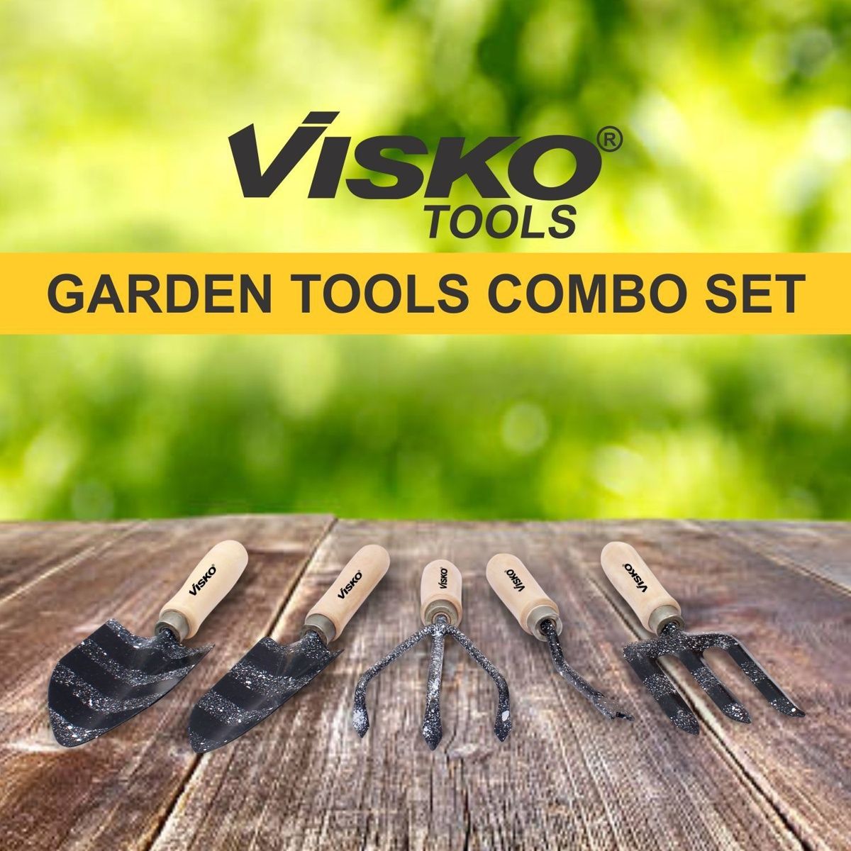 Visko 553 Garden Tools Set | 5 Pcs Set | Garden Tool Kit